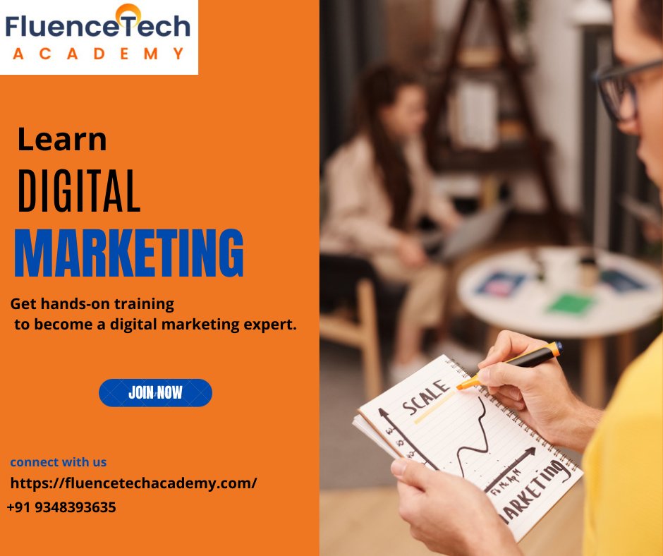 FluenceTechA's tweet image. Learn the skills of digital marketing and get hands-on training to become a digital marketing expert. 
In case of any query call +919348393635.
@FluenceTechA 
#fluencetechacademy #digitalmarketing #onlineclasses #onlinemarketing #discover #learn