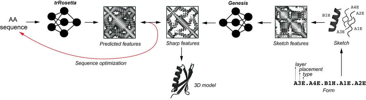 Really excited to be introducing our new framework for de novo protein design, tomorrow at the @MLDD_Workshop #ICLR_2022 at 10:30-10:50am ET! Paper: openreview.net/forum?id=DwN81…