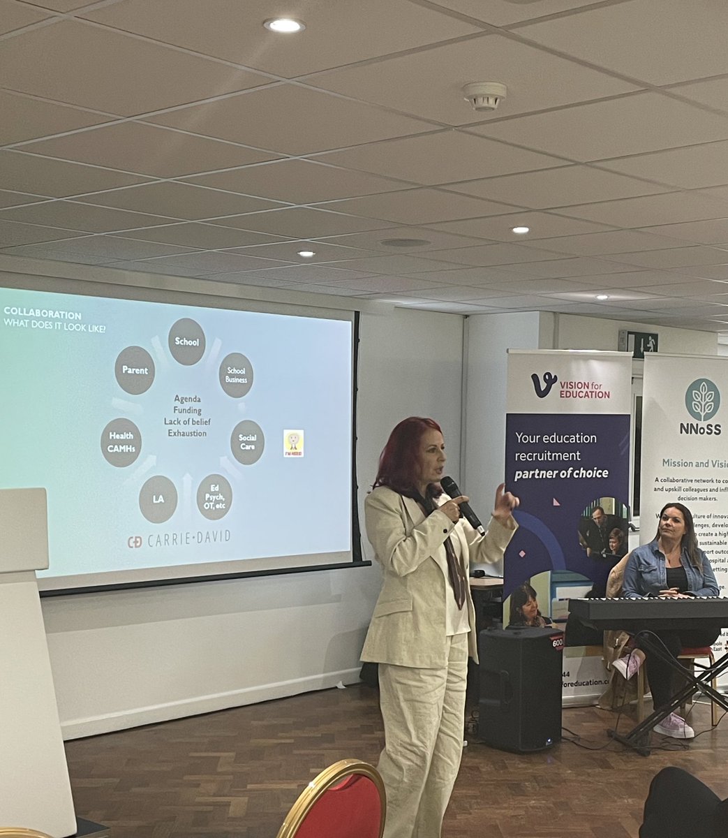 NNoSS_SBP's tweet photo. “When we feel better about ourselves we feel better as parents” @CarrieGrant1 encourages delegates to encourage compassion from everyone in their schools. 

#NNoSS22
@VisionForEd https://t.co/eHdnQdDAK1