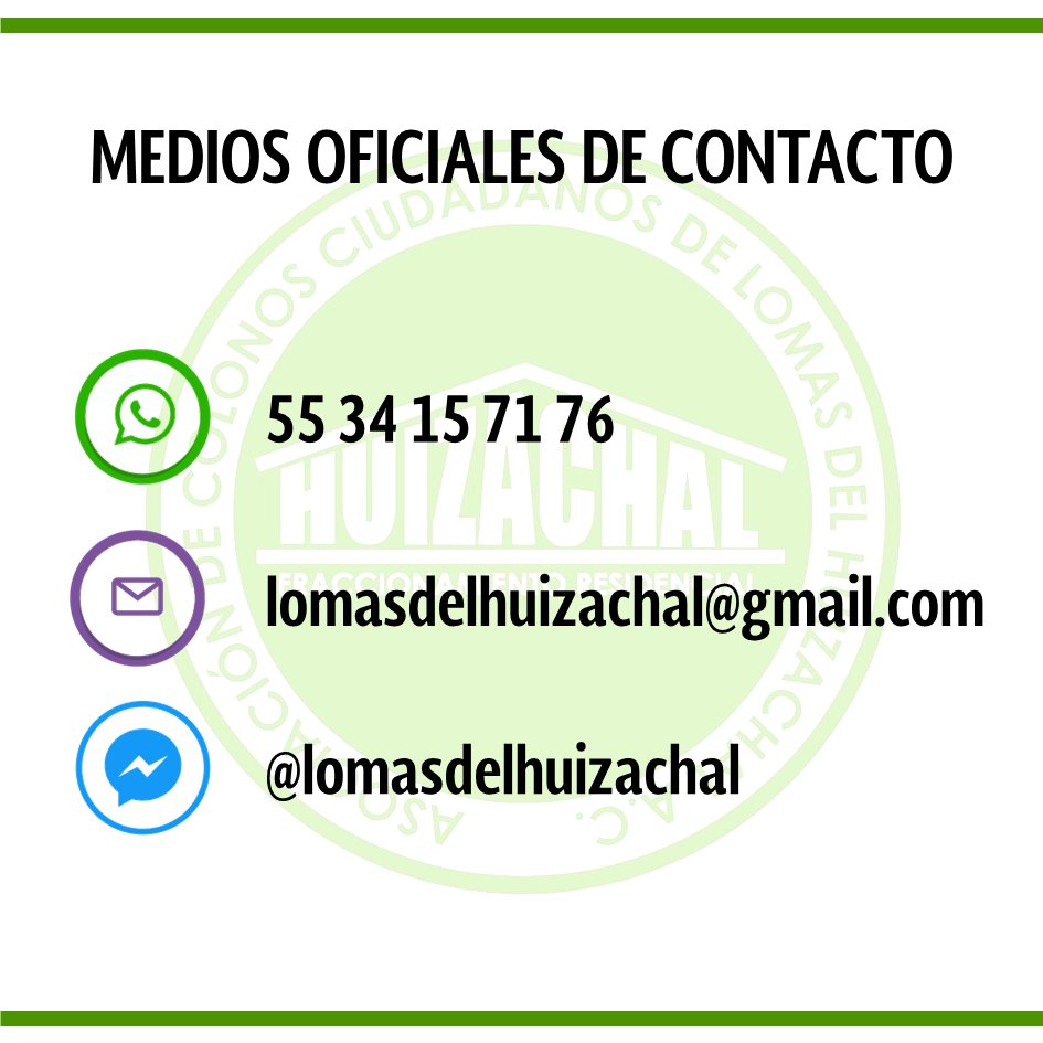 📱Cualquier duda, comentario o sugerencia, puedes contactarnos a través de nuestros medios oficiales 💻

🏘 ¡ Juntos, hacemos más ! 🇲🇽