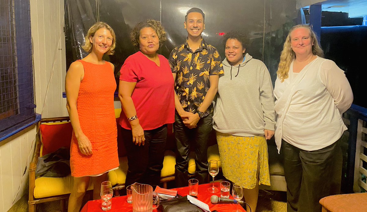 AneetKumar_'s tweet photo. A wonderful evening by @AFsuva for the #NightOfIdeas 7th edition supported by @ambafrancefj . I had the pleasure of moderating this wonderful panel on #RebuildingTheClassroomAndTheEducativeModel🙌🏼. https://t.co/8K4mDtJ7a7