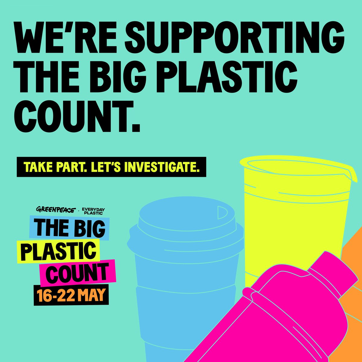 Do you know how much #plastic you go through in a week? Do you know where it ends up? You don't? You're not the only one! Help us to answer these questions by joining the #BigPlasticCount! buff.ly/37n0EV1 #plasticcrisis #plasticwaste @PlasticEveryday @Greenpeace