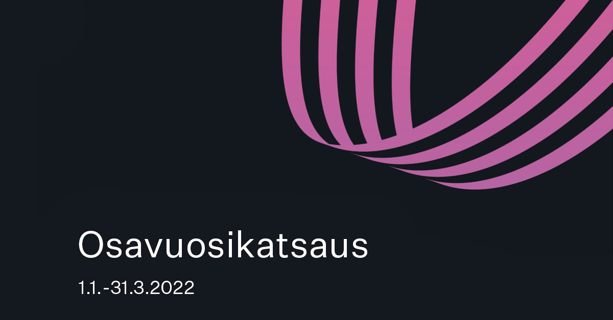 Solteq Oyj:n osavuosikatsaus 1.1.–31.3.2022 on julkaistu. Lue lisää: 

hubs.li/Q0191qjj0
Solteq Plc’s Interim Report January 1 – March 31, 2022 has been published. The report is available at: hubs.li/Q0191tjS0