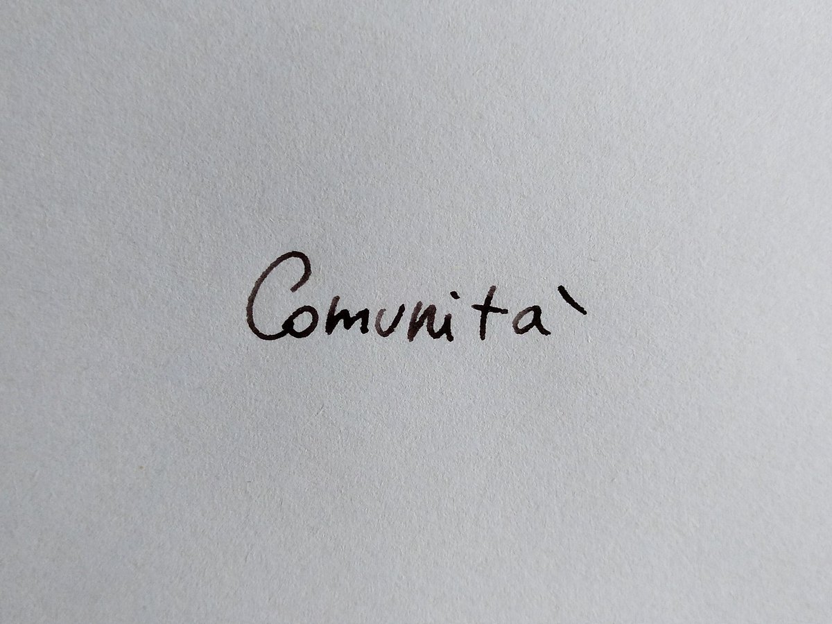 [parole tue]

Comunità è... continua tu.

#NuoviConTesti