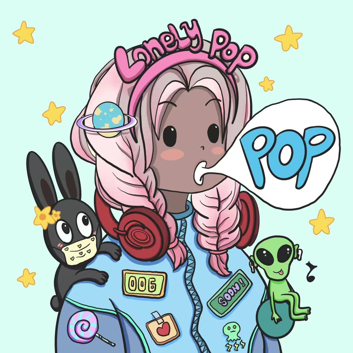 lychfish's tweet photo. Details for Art4 for lonelypop art contest
#LonelyPopFanArt  
@LonelyPopNFT

 #lonelytogether #LonelyPop https://t.co/zpgeDJdSc6