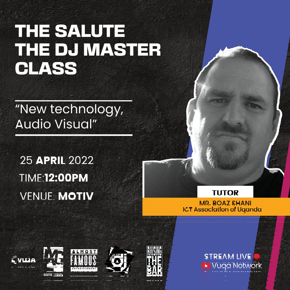 stdjug's tweet photo. #ICYMI: #STDJUG #MASTERCLASS1 here is the link. https://t.co/08MRamvQ5U
Special thanks to @uvotam @LXGSound @TheBigPapaa @VUQANETWORK @RaisingTheBarUg @AlmostFamousUG @djbushbaby https://t.co/Uy4Uq7IYGS