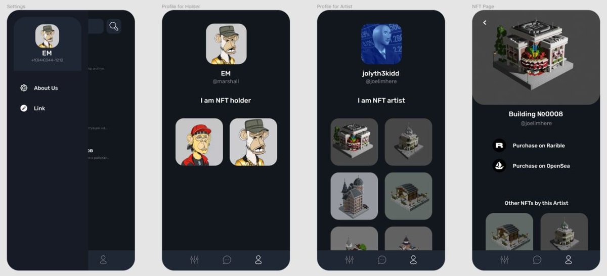 JoelBuilds's tweet photo. We want to make #NFTs on #TRON based #ETH, what you think about it?

Hope, y'all liked the previous post about Litteray, the messenger for #NFTCommunity. What you want to see in it, too?

Also, we will make #NFTGiveaway soon.

I added some new designs, @Eminem, will you use it? https://t.co/dMtpavQ53B