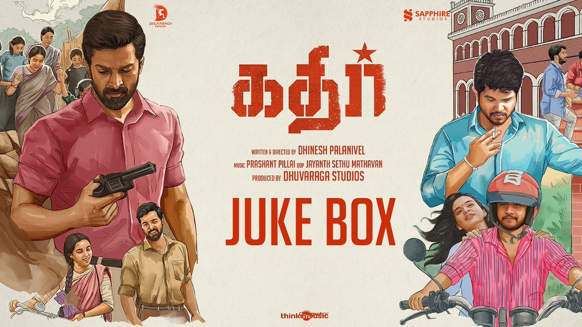 #Kathir Jukebox 🎶 youtu.be/TB7F3NlSYJo @ace_venkatesh @actorsanthosh @dhineshdir @arunraja3020 @iprashantpillai @teamaimpr