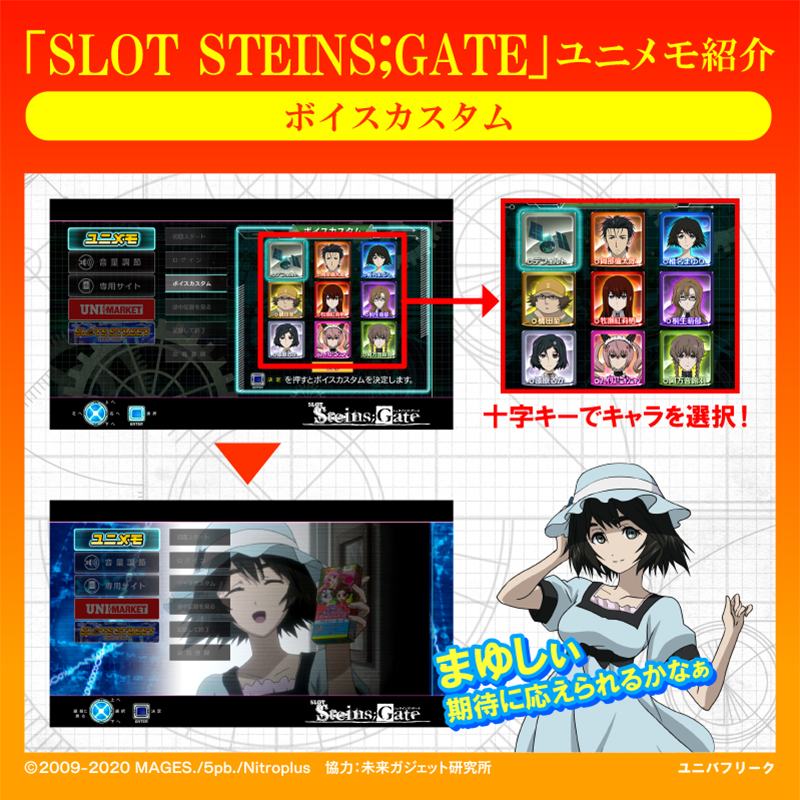 【送料無料】SLOT STEINS;GATE　実機 メーシー SLOT STEINS;GATE（シュタインズ・ゲート） 中古