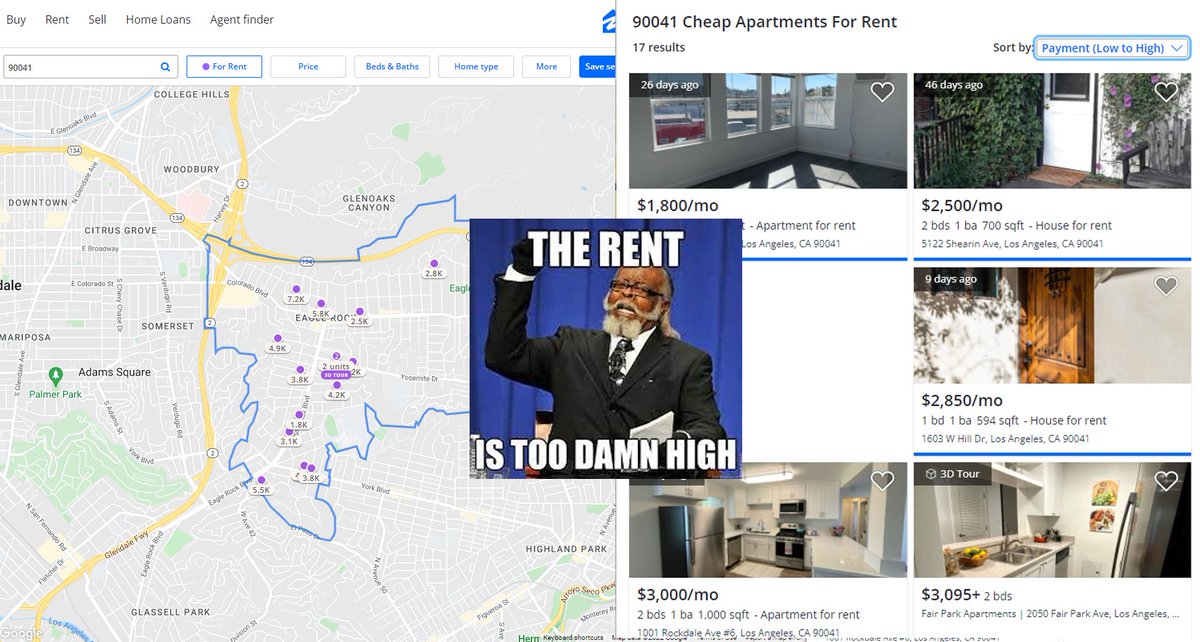 ERColoradoNOW's tweet photo. Feelin' like you've gotta be a millionaire these days to rent a place in a once cultured and cozy spot. To be thinking #EagleRock is some white enclave, you must've not walked around the Eagle Rock Mall or must've missed how many Thai restuarants are lined up on Colorado. https://t.co/zaTZI89Bro