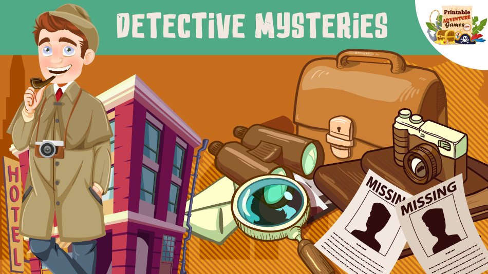 Printable Adventure Games on Twitter: "Discover our printable detective ...