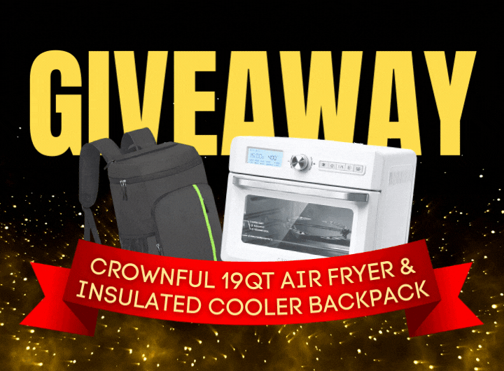 NicolesChoice1's tweet photo. 2 #Winners!!
Ends 5/3
#Win FREE CROWNFUL 19QT AIR FRYER or INSULATED COOLER BACKPACK! https://t.co/bg9opPTCHj

#free #airfryer #coolerbackpack #cooler #fryer #sweepstakes #giveaway https://t.co/ypSguxjSUC