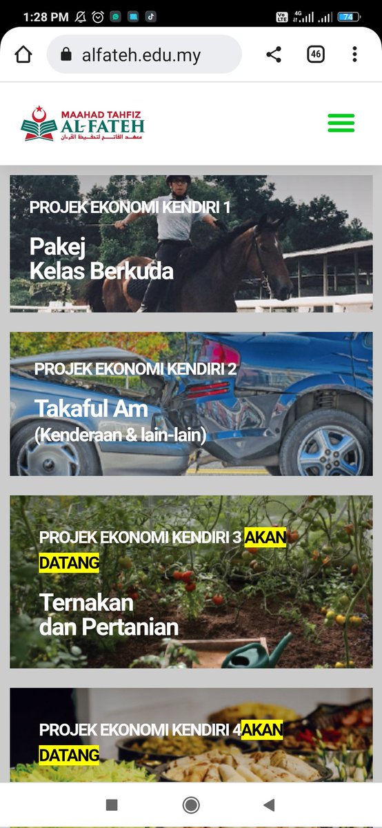 Haziqmahmur90an's tweet photo. Jarang nampak maahad tahfiz ada projek ekonomi sendiri untuk sustain pengurusan.

tapi ada 1 maahad tahfiz di batang kali ada projek ekonomi yg rare

-stable kuda
-pertanian, penternakan
-takaful kereta
-katering dan dewan sewaan. https://t.co/Fy58mXCluq