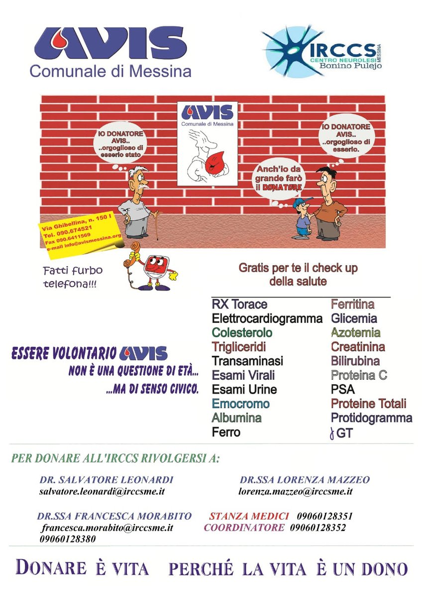 IRCCS Bonino Pulejo Messina tweet media