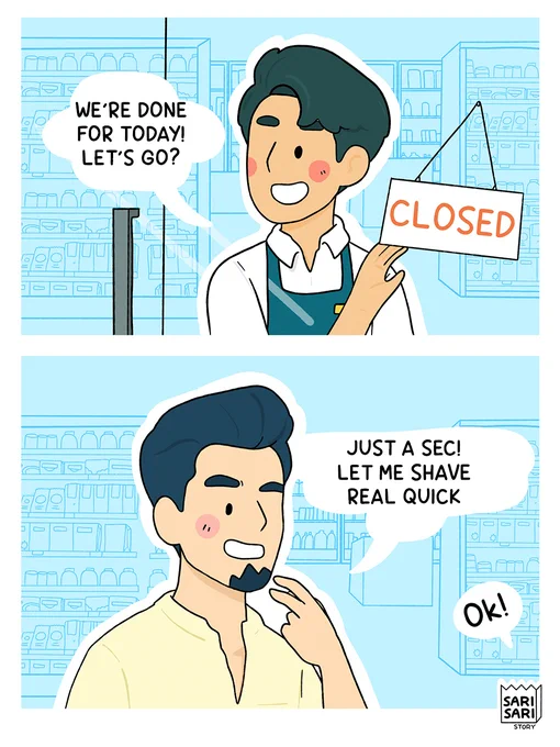 Read the English Version of @SarisariStory 
on WEBTOON: 💕💖💕💖 
https://t.co/be93F6nT64 