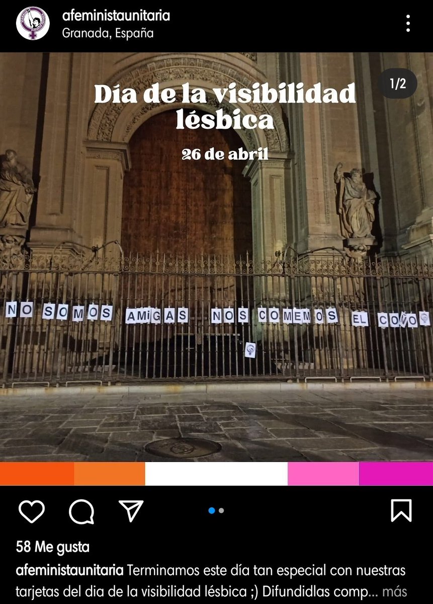 AntonioOrantes7's tweet photo. Esto se supone que es libertad de expresión? Esto se supone que hacen las feministas? Por la noche y a escondidas. Os invito a dejarles un mensaje en los comentarios de instagram, defendamos nuestros lugares sagrados!
Fuera su ideología podrida, arriba nuestra libertad religiosa! https://t.co/VnHNXzVkqr