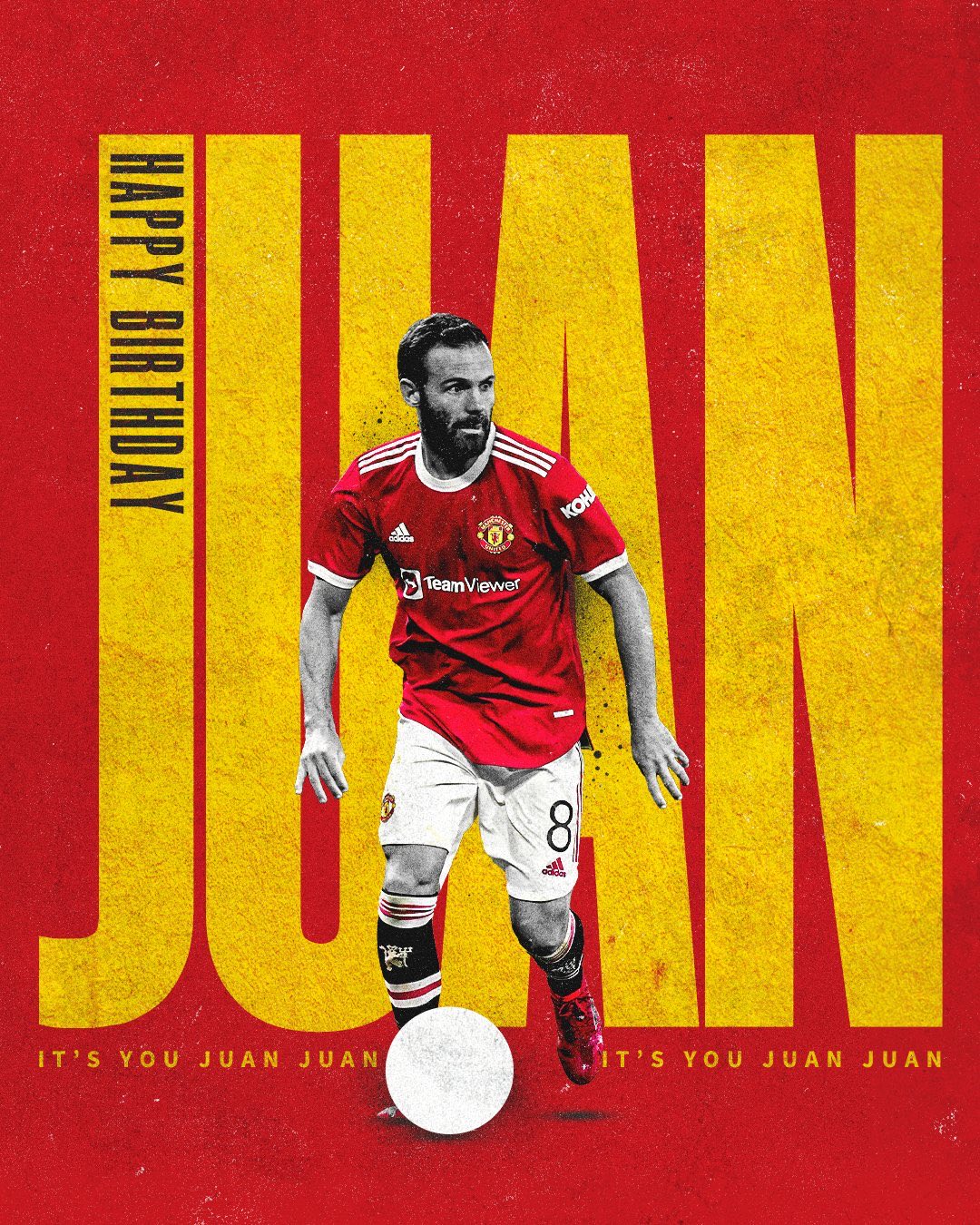 Happy birthday Juan Mata you have been a real servant to our club, all the best! 