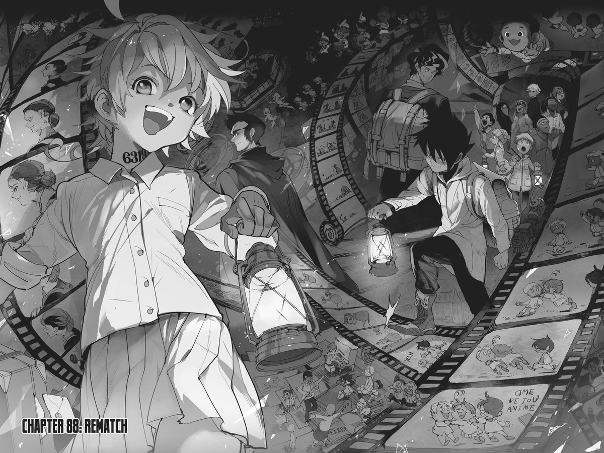 ShonenJumpArt's tweet photo. Rematch

(Manga: The Promised Neverland) https://t.co/3S0BHcUyXx