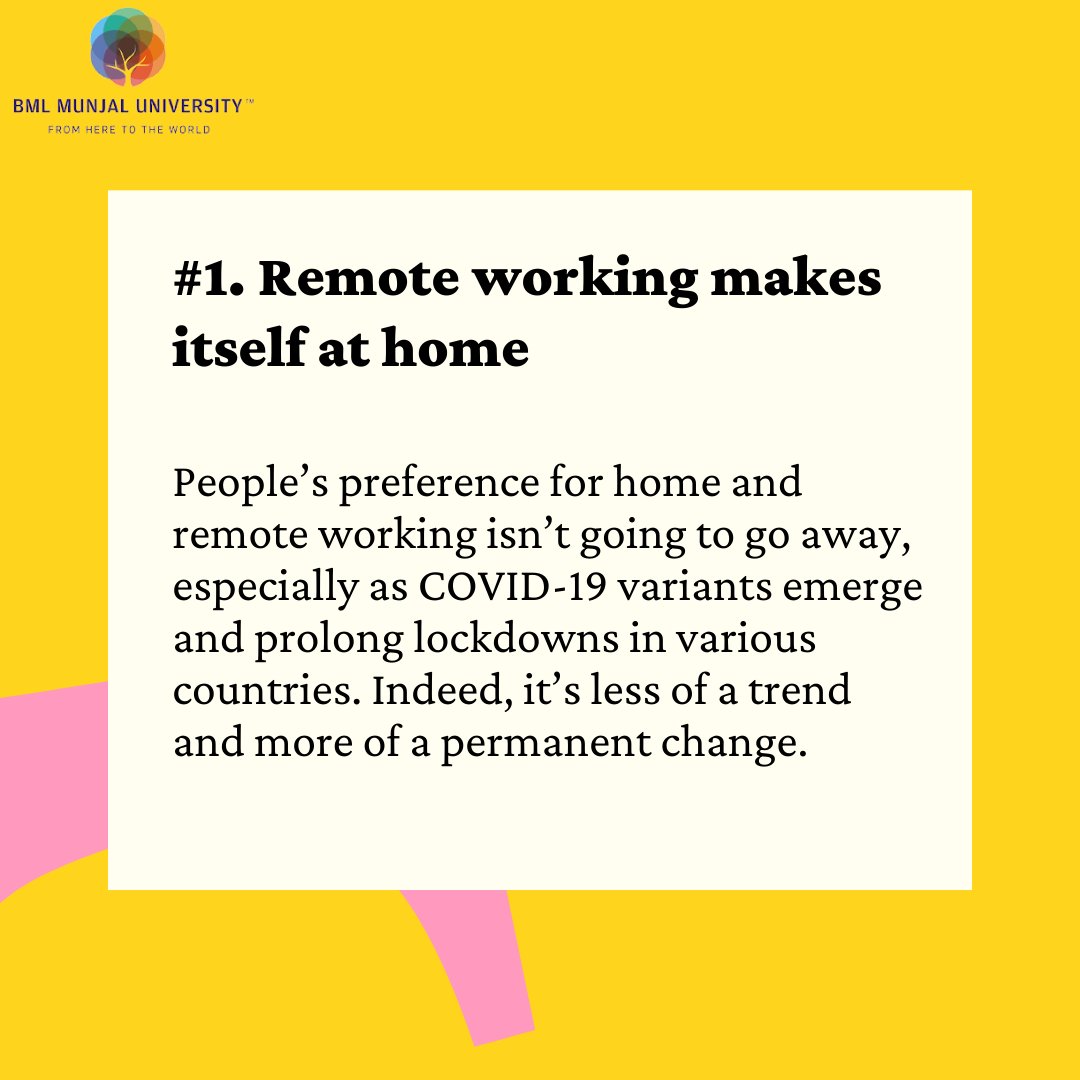 PlaceComm_BMU's tweet photo. Since the job market is so volatile, it’s more important than ever to stay on top of the substantial changes and trends.
#trends #RandomGupShup #jobmarket #EvolvingTrends #employees #gigeconomy #gig #remoteworking #BMU #Placements #PlaceCom #BMLMunjalUniversity https://t.co/io3voivxVS