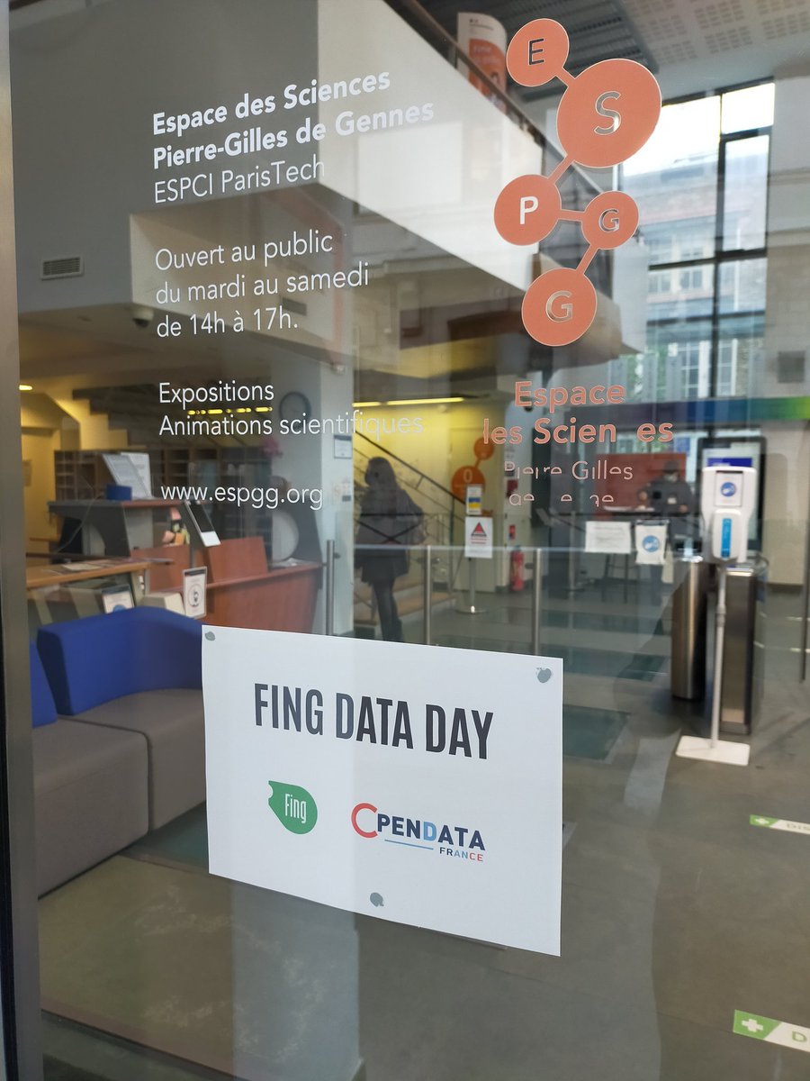 Êtes-vous prêts pour ce dernier rdv public tous ensemble ?
Notre #Fing data day commence à 9h à l'espace des sciences Pierre Gilles de Gennes et en ligne, rejoignez-nous !
fing.org/event/fing-dat…