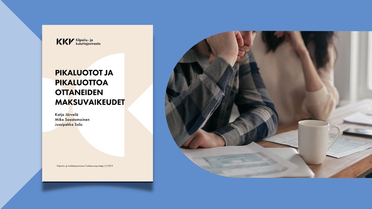 🗒️Uusi raporttimme tarkentaa kuvaa pikaluottojen ja niihin liittyvien ongelmien laajuudesta. Maksuvaikeudet ovat moninkertaisesti yleisempiä pikaluottoa ottaneilla kuluttajilla kuin niillä, joilla on jotain muuta velkaa.

➡️kkv.fi/ajankohtaista/…

#pikavipit #pikaluotot
