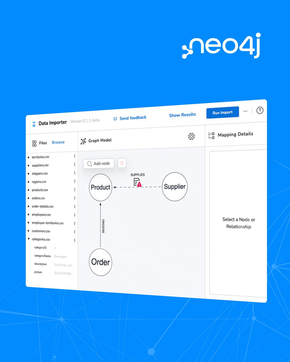 🆕 features to improve your data load experience in the new Neo4j Data Importer. 

💥“Empty ID” Handling
👾 Representation of Partial Mappings and Errors

okt.to/wrPdiJ

#Neo4j #database #GraphDatabase
