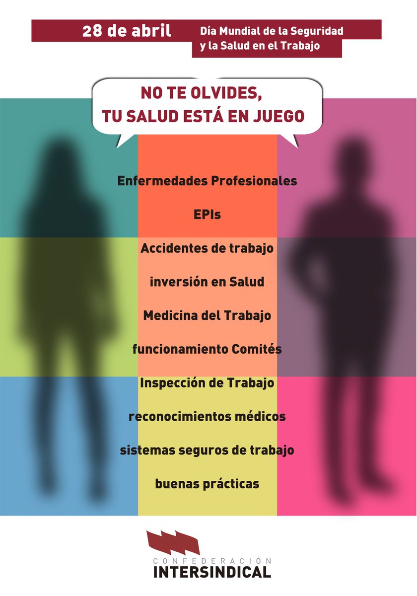 Día de la seguridad y salud laboral en el trabajo.
universidad.ustea.org/granada-notici…