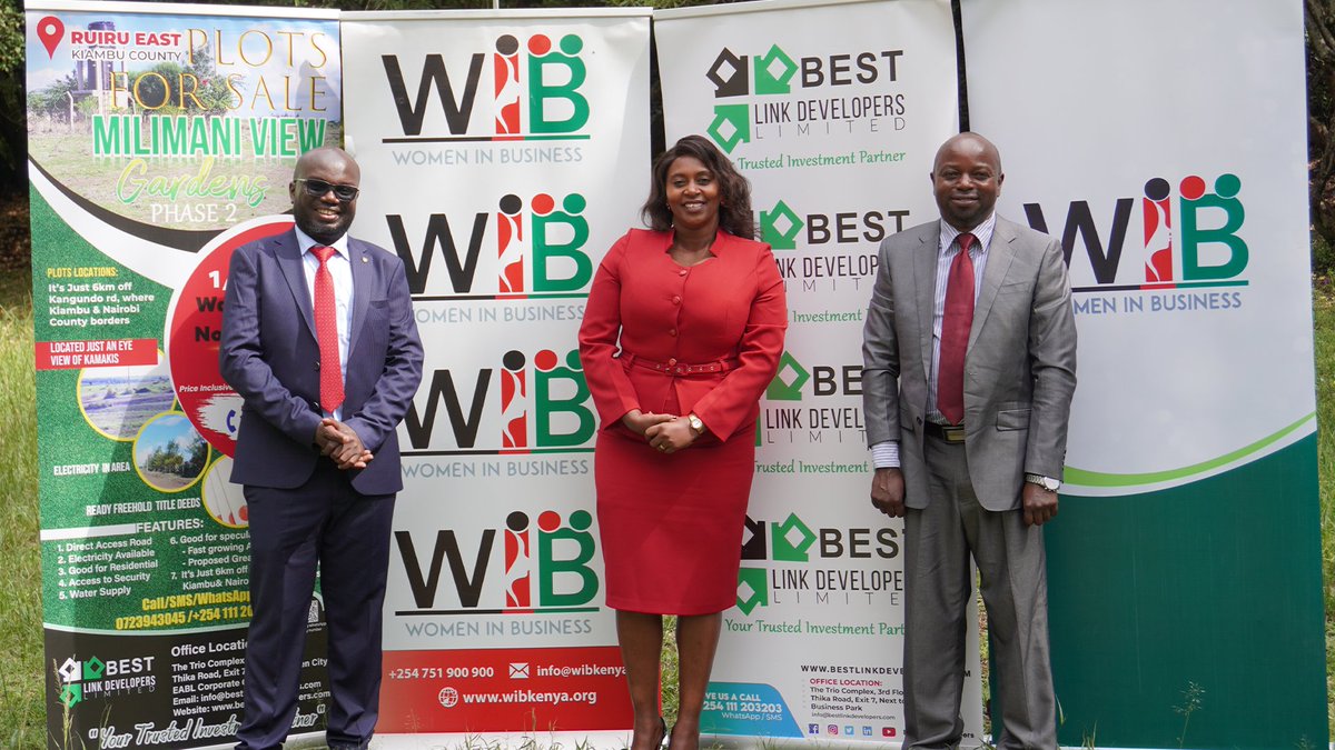 DevelopersBest's tweet photo. Building positive relationships in business is one of the most important foundations for success. Today Best Link Developers Ltd partners with Women in Business Kenya (WIB), a partnership that will offer opportunity for more Women to invest in land acquisition
#Invest #BestLink https://t.co/Fz9p6oWBD2