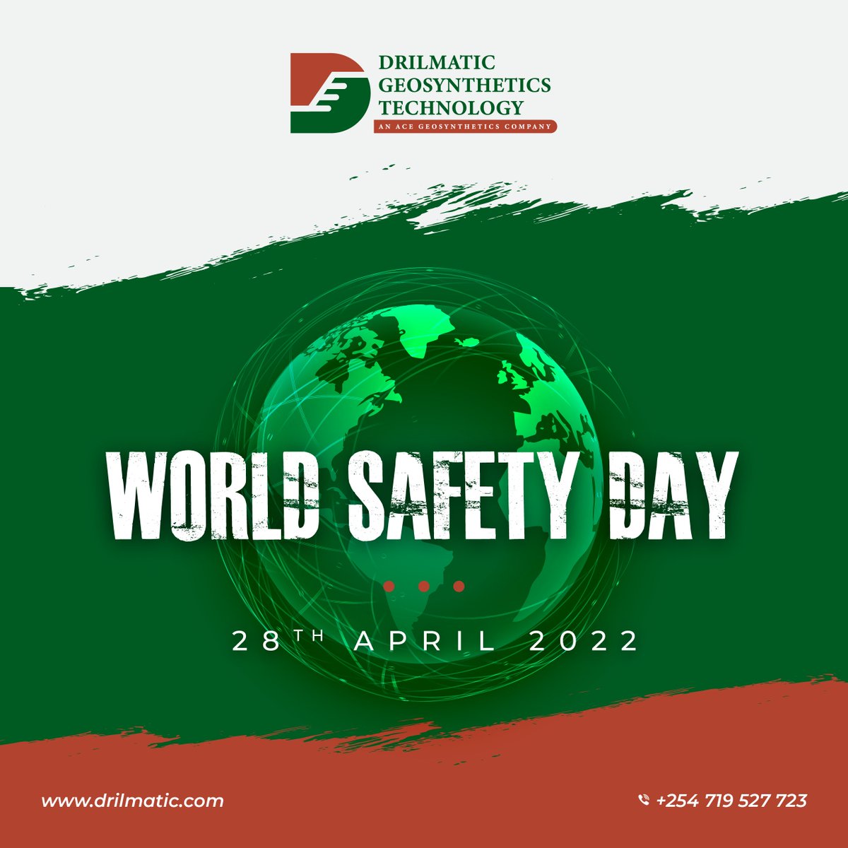 Always Be Careful – the full alphabet of safety. By acting together and diligently, we can successfully create a safe work environment.

#DrilmaticGeosynthetics #WorldSafetyDay #GeosyntheticsKE