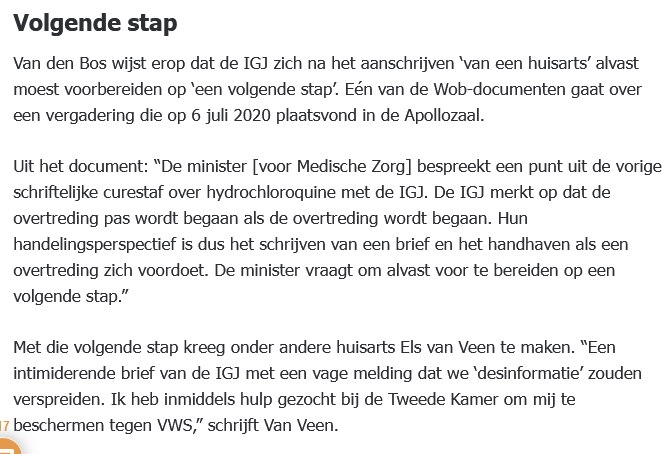 anticovidiano74's tweet photo. #wobdocumenten : facsisten #DeJonge en #VanArk zaten achter huisartsen als #RobElens aan
https://t.co/5DqHHbTSOE https://t.co/6Vc6R7DK1z