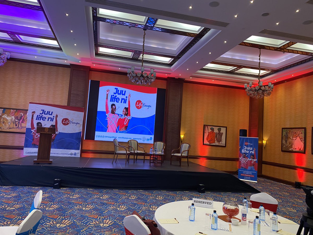 We are all set people! Karibuni to the launch of Life Yangu! 

#LifeYangu