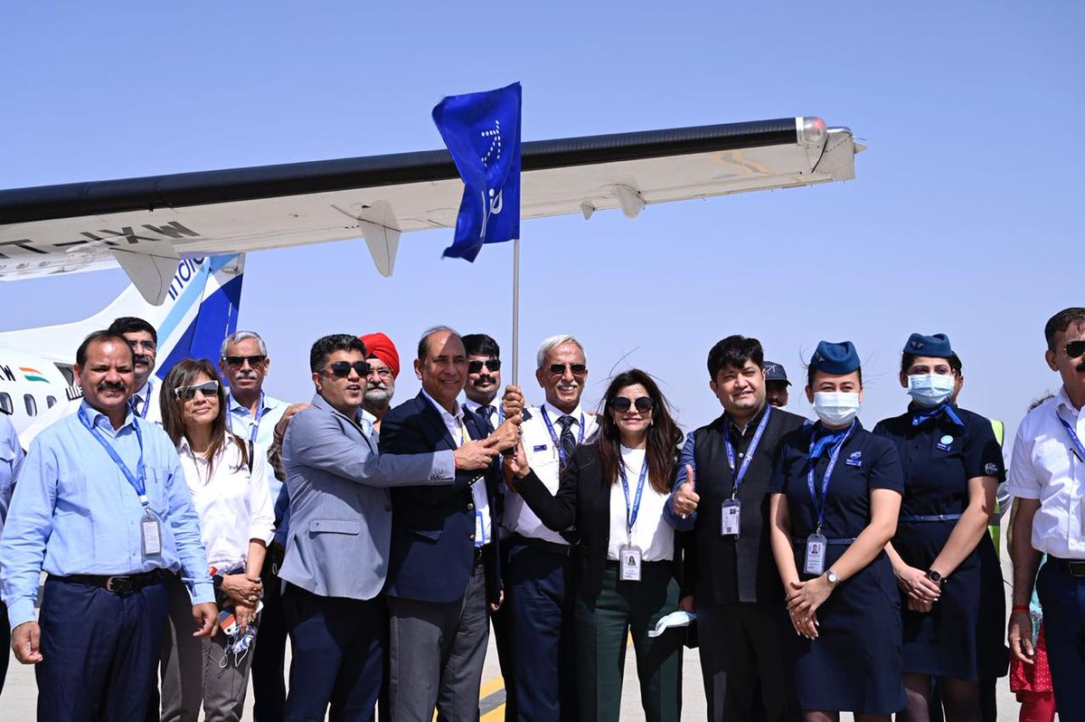aneeshp's tweet photo. IndiGo becomes the first airline in Asia to land using GAGAN aided approach.
GAGAN is an indigenously developed Space
Based Augmentation System to provide lateral and vertical
guidance on an approach to aircraft.
Test flight carried out today at Kisangarh (Ajmer). https://t.co/oJ45lRUoEa