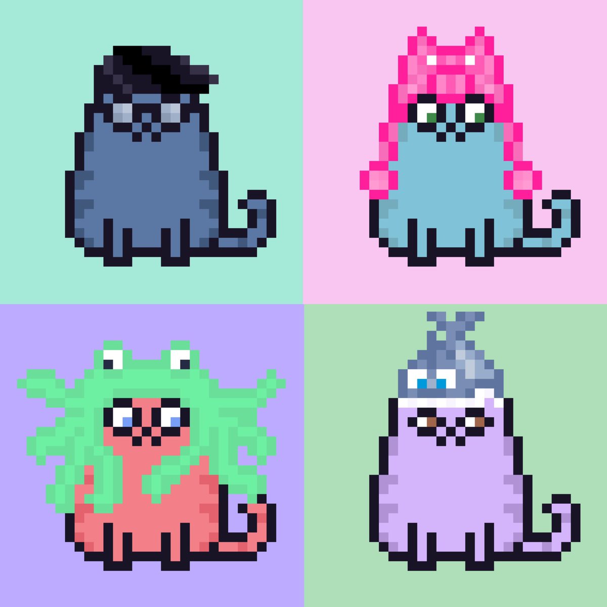 The last CryptoCats for 0.003 ETH! Then the price will be 0.006 eth! Follow the news today! #NFT