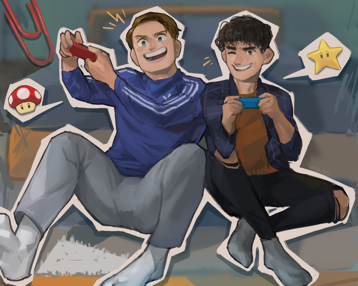 ibarra_chuya's tweet photo. papercut memories - mario karting wid da boiss ⭐️🍄
#heartstopper #heartstopperfanart https://t.co/p1YuhEkcWD