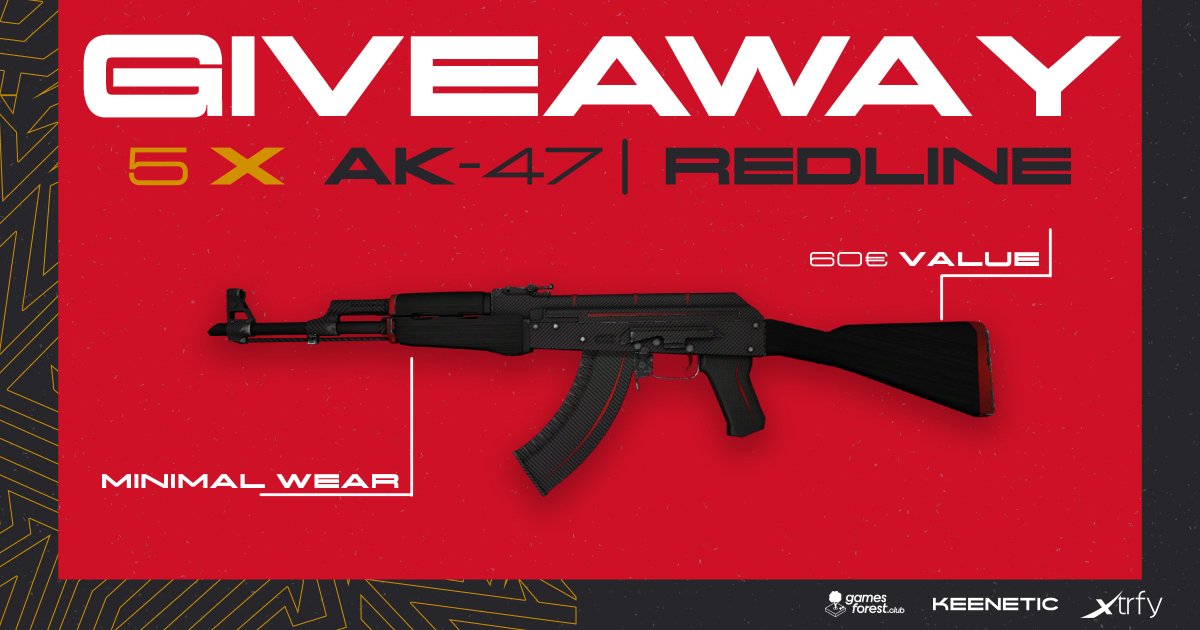 GIVEAWAY!🥳

For your amazing support at the <a href="/pglesports/">PGL</a> RMR, we want to giveaway these 5 beautiful AKs! All you need to do is:

- Follow👥 <a href="/Djoko_13/">djoko</a> and @heet_gaming 
- Tag 2⃣friends 
- Like❤️
- Retweet♻️

Winners will be drawn in our discord channel👇
discord.com/invite/mZwWKEq…