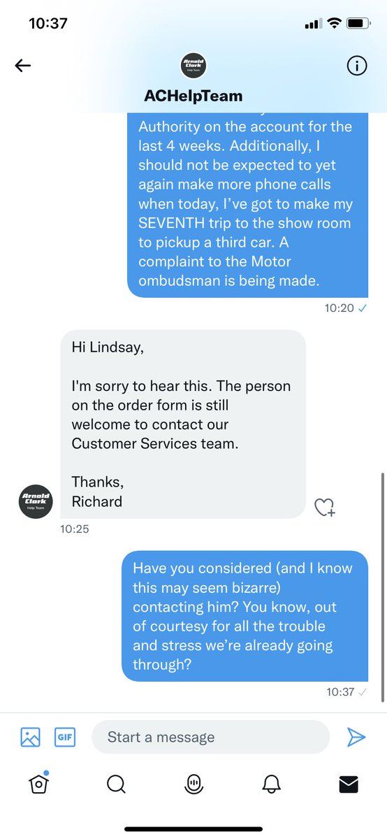 LindsayMiff's tweet photo. So basically, ‘we can’t actually  be bothered so can you continue to put yourself out, day in, day out, to solve all the problems we have created’. About covers it, doesn’t it @ArnoldClark? https://t.co/7At7YKGrZo