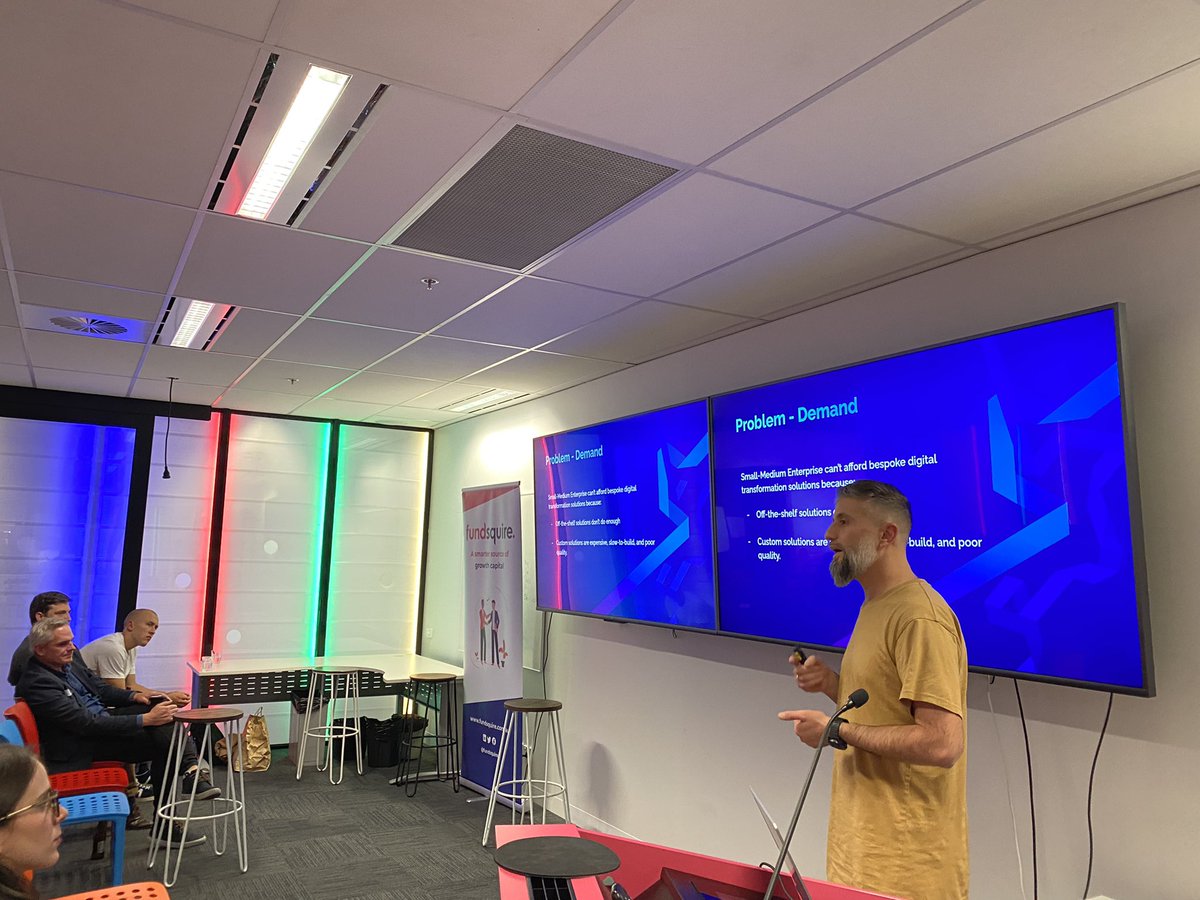 Awesome turnout for the 10th #Melbourne edition at #BlueRock - good to be back! Well done to the 4 #startups pitching <a href="/WIRL_wellness/">WIRL®</a> <a href="/PencilPay/">PencilPay</a> @revealit_io #skyledge 
Now discussing key trends with our #investor panel featuring <a href="/Fundsquire/">Fundsquire</a> <a href="/rampersand_fund/">Rampersand VC</a> <a href="/scale_investors/">Scale Investors</a>