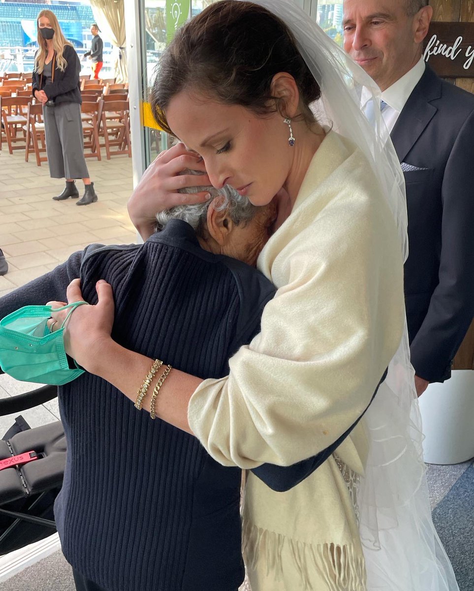 My grandma is a Holocaust survivor. She was 13 when WWII began. Her mother, father, sister &amp; 2 brothers were murdered, but due to her perseverance &amp; help of a righteous gentile, she survived.

This year, at the age of 95, she attended my wedding ❤️ #YomHashoah #AmIsraelChai