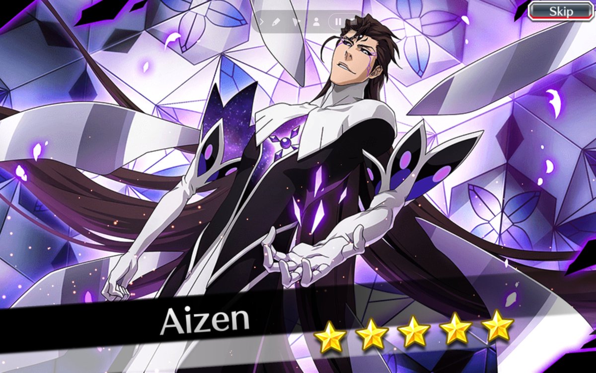 ZeyAreSowDead's tweet photo. Finnaly i get aizen #ConnectwithBraveSouls https://t.co/faitqBvxKk