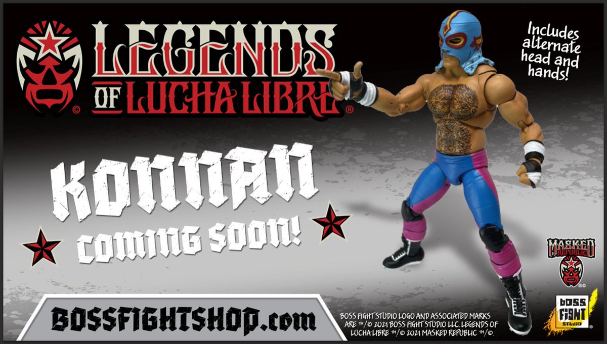 @G3ng_G3ng @OpticDecay @ofthedead209 @PENTAELZEROM @ReyFenixMx @LegendsOfLucha @Konnan5150 You're going to want to cop the Collector's edition Konnan when it comes out - the Collectors edition figs are the most articulated wrestling figures on the market. Can literally put them in every move.