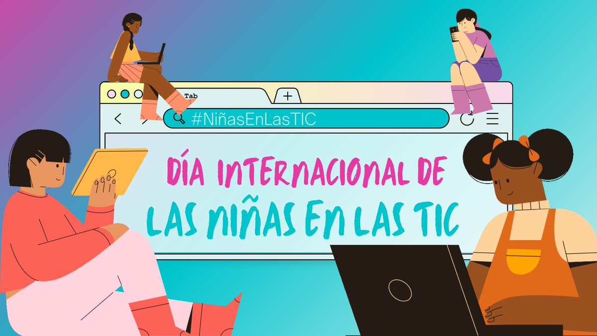 InstMujeres's tweet photo. 📣 Hoy se celebra del Día Internacional de las #NiñasEnLasTIC.

🎯 Objetivo: crear un entorno mundial que empodere a #niñas y #mujeres jóvenes y las aliente a orientar sus
estudios y vida profesional en el campo de las #TIC. #GirlsInICT

Tira hilo para conocer más 🧵 https://t.co/J1J3TGqmoO