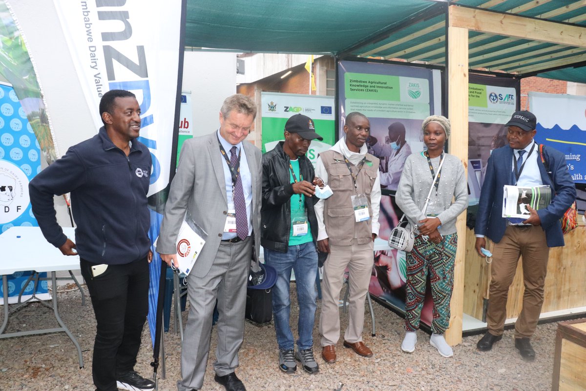 olgakudakwashe's tweet photo. ZITF 2022
Rethink, Reimagine, Reinvent value chains for economic development.
@zakis_zagp harmonizing the pillars of Agriculture and promoting information dissemination through various ICT innovations for the benefit of the Farmer.
@ZAGPInfo @zakis_zagp @euinzim @MoLAFWRD_Zim https://t.co/mCyp1uqGer
