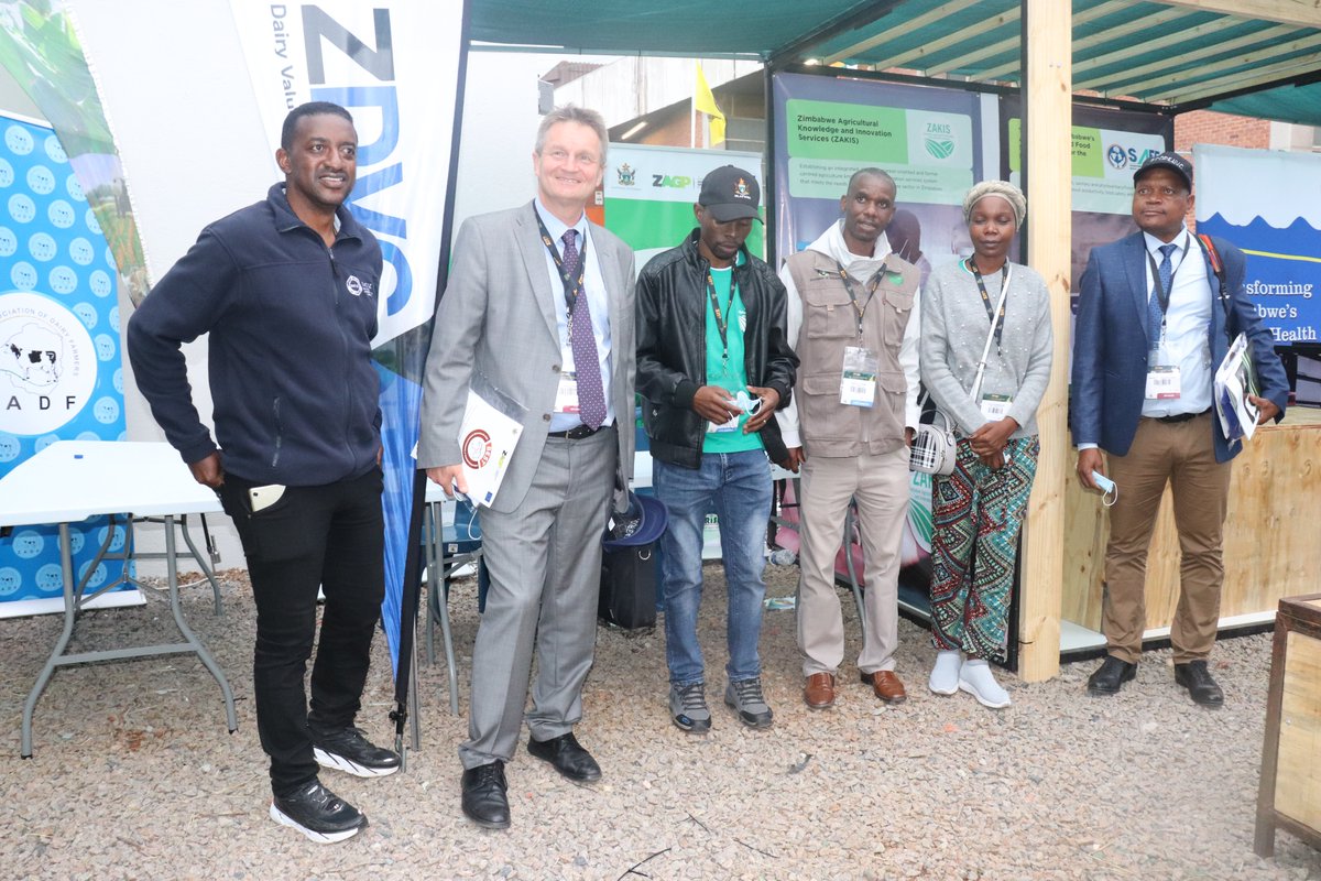 ZITF 2022
Rethink, Reimagine, Reinvent value chains for economic development.
<a href="/zakis_zagp/">ZAKIS_ZAGP</a> harmonizing the pillars of Agriculture and promoting information dissemination through various ICT innovations for the benefit of the Farmer.
<a href="/ZAGPInfo/">Zimbabwe Agricultural Growth Programme</a> <a href="/zakis_zagp/">ZAKIS_ZAGP</a> <a href="/euinzim/">EU Delegation to Zimbabwe 🇪🇺</a> <a href="/MoLAFWRD_Zim/">MinofLands,Agric,Fisheries,Water&Rural Development</a>