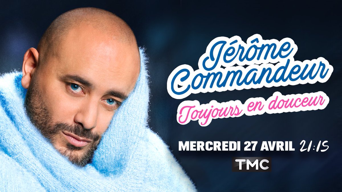 TF1Pro's tweet photo. #Audiences @TMCtv

Très belles performances et #LeaderTNT pour le dernier spectacle de @jeromecommandeur
« Toujours en Douceur »

📌+ 1M tvsp devant ce spectacle percutant, drôle, jubilatoire...

✅ 10.6% PdA auprès des 25/49a
✅10.7% PdA auprès des Ind CSP+

#JeromeCommandeurTMC https://t.co/2mOwrKSObY