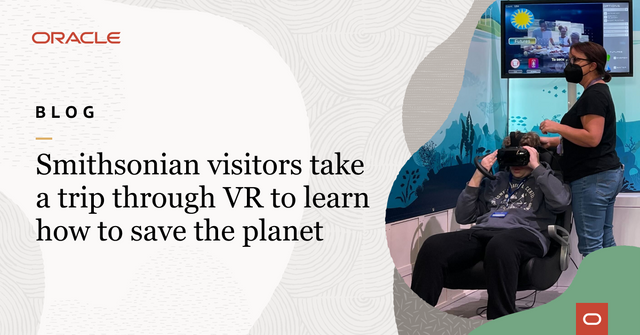 NikTheCotra's tweet photo. Virtual reality brings conservation practices to life at the @Smithsonian! 🌎 Via @Oracle. #TheFUTURES #EarthMonth https://t.co/FFLrWiRe9G https://t.co/YDQMI633WN