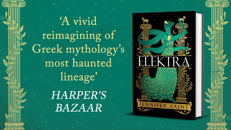 FredsBookshop's tweet photo. Giddy to announce that #Elektra is out today! whoop whoop!
A delightful addition to our myths and legends retold list: https://t.co/oazU9Ntdx2 👈
Congrats @jennysaint and thanks for giving these women a voice!
#supportindiebookshops #BookshopsNotAlgorithms https://t.co/oHWdrs7tcF