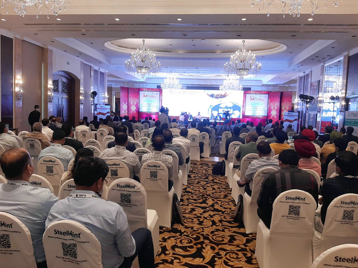 BigMint_Co's tweet photo. We are pleased to be the Silver Sponsor of the 34th National Conference organised by All India Induction Furnace Association and supported by @SteelMinIndia
Watch it live: https://t.co/jmsF4bIoMB
Sharing few glimpses from the event here!
#AIIFA #SteelMint https://t.co/7vJcbukXtT