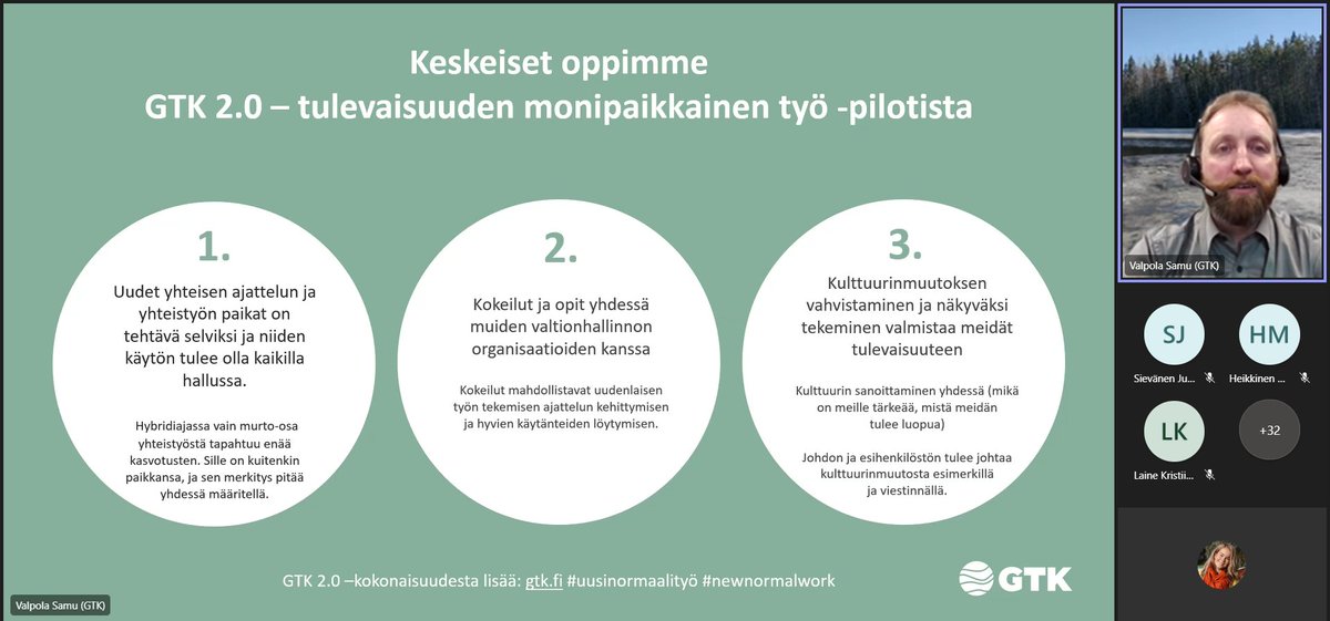 GTK_FI's tweet photo. "Työelämän muutoksessa meidän täytyy sanoittaa, mikä meille on tärkeää ja mistä täytyy luopua. -- Näin varmistamme sen, että valtiolle halutaan tulla töihin ja siellä halutaan olla töissä", totesi @SamuValpola Kaiku-palkinnon finalistitilaisuudessa. @ValtiollaFi #uusinormaalityö https://t.co/X3dXxhxP6s