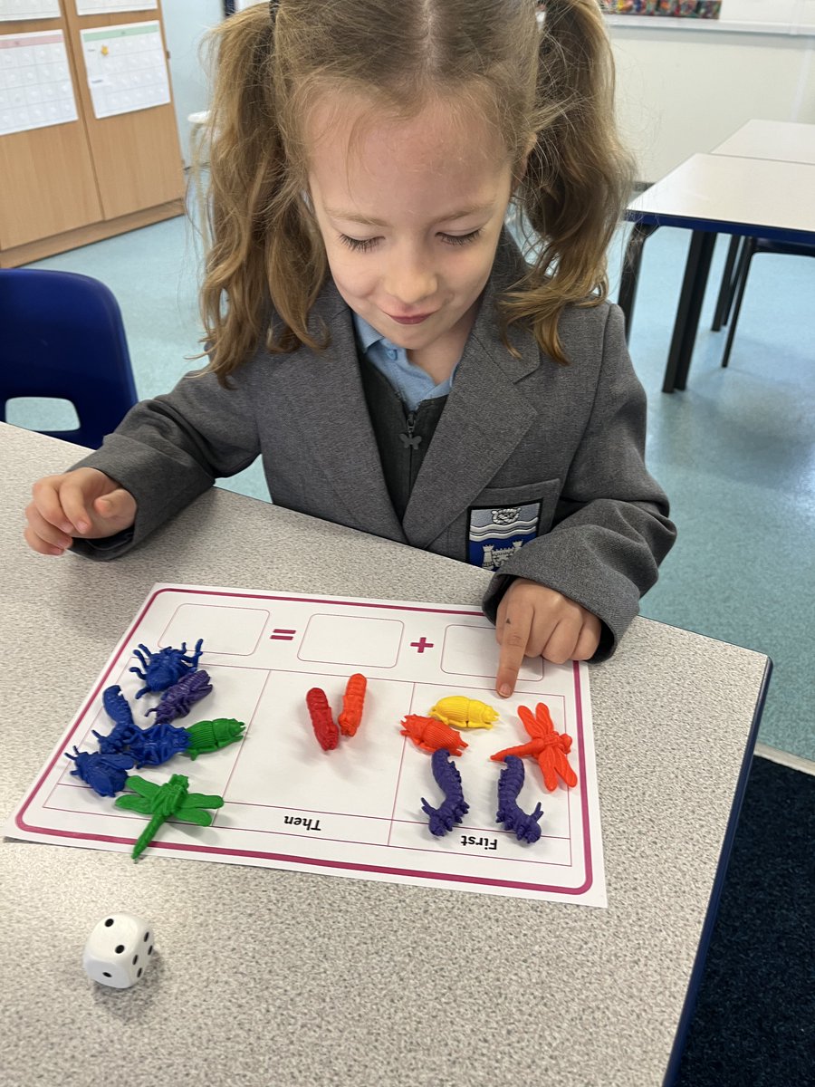 SGSReception's tweet image. #SGSReception have been exploring adding more in maths this week! #SGSPrep @WhiteRoseMaths