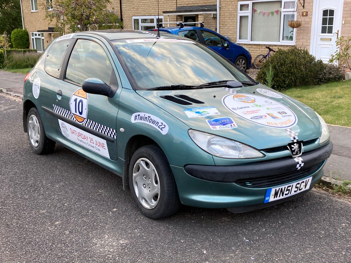 If you can spare a few pennies (or more) for <a href="/SpecialEffect/">SpecialEffect</a> then please donate them to our page. <a href="/CharlburyBF/">Charlbury Beer and Music Festival</a> crew are doing the <a href="/TwinTown20/">TwinTown20+2</a>  challenge, setting off tomorrow. 
Our car is "ready"
justgiving.com/fundraising/bi…